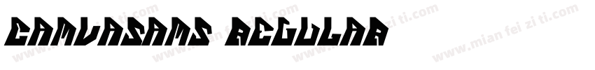 CamvaSams Regular字体转换